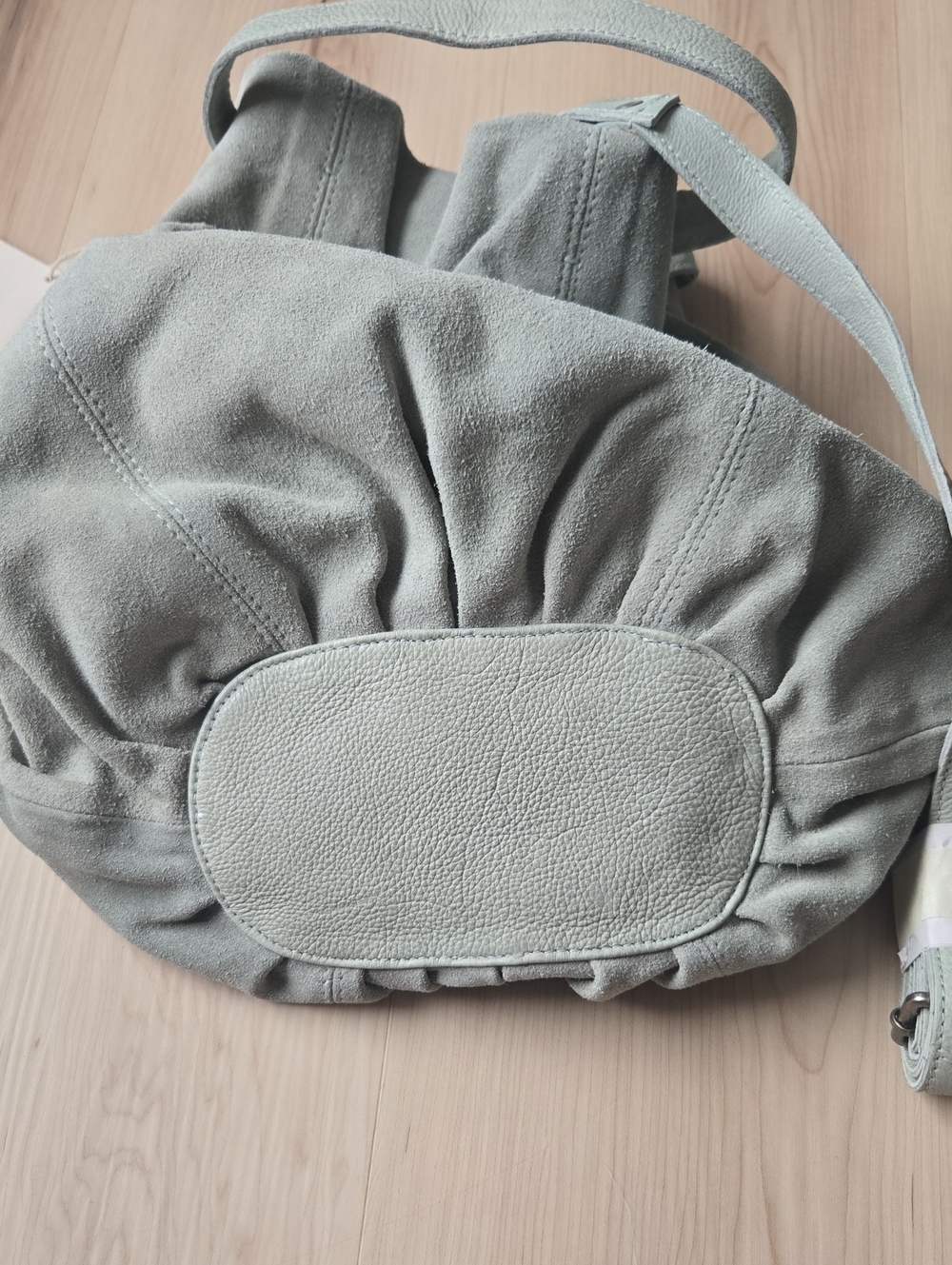 NWT Free People Suki Large Tote, Sage Green - Picture 5 of 5